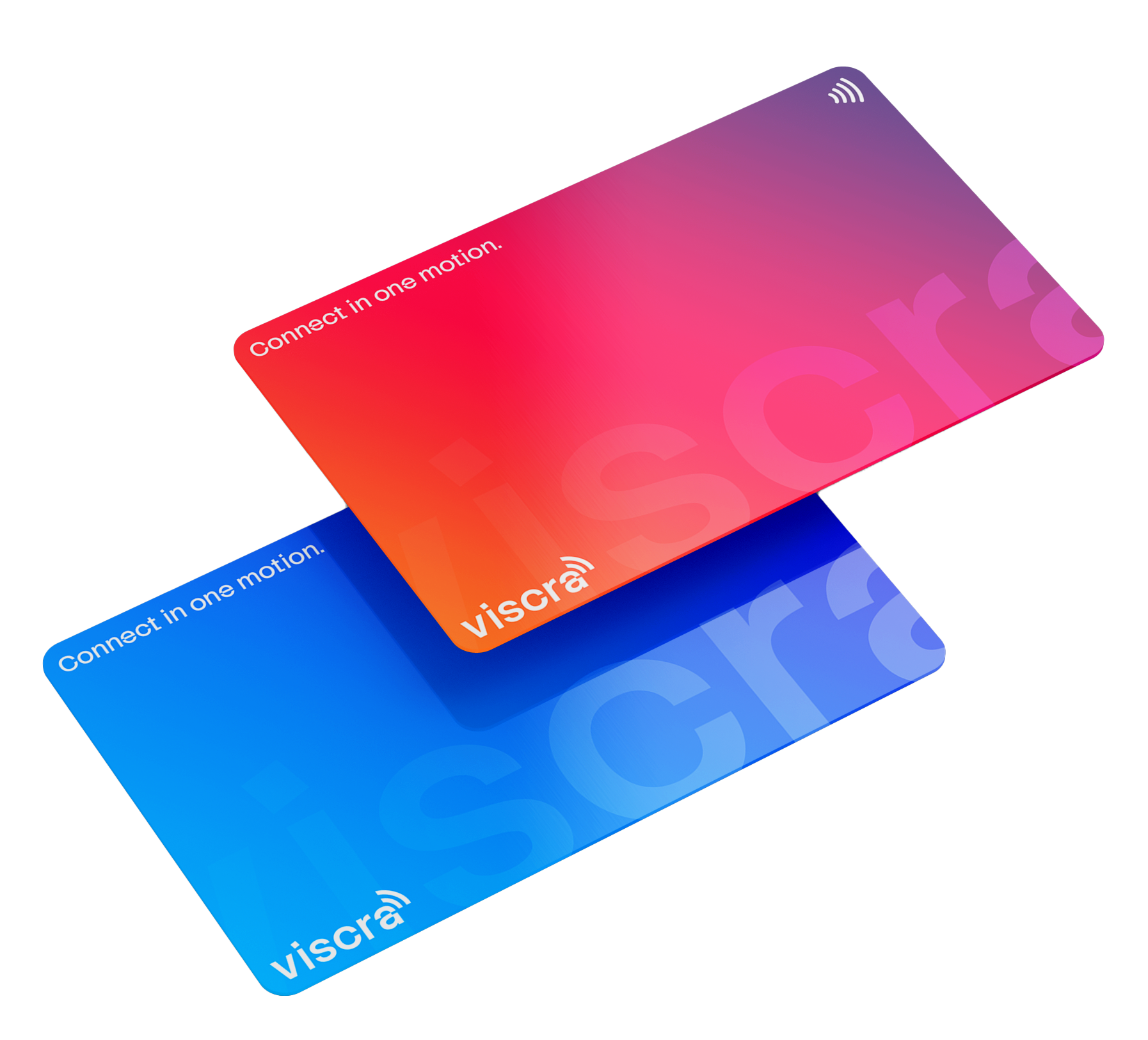 Two Viscra cards, stacked